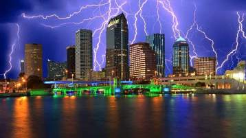 Tampa Bay Lightening Skyline